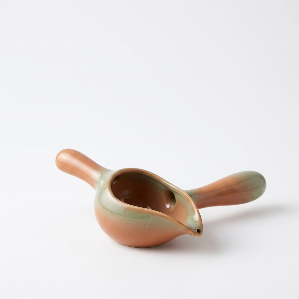 Pwnaeey™ Ceramic Indoor Watering Can & Precision Succulent Care Duo | Dual-Handle Mini Watering Pitcher, Mess-Free Fertilizer Pourer & Soil Scoop for Houseplants, Bonsai, and Small Pots